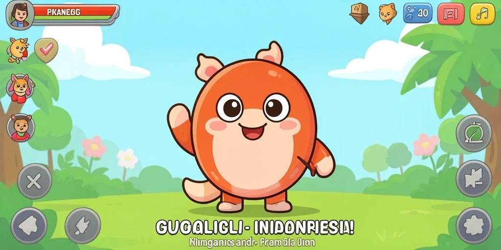 Lingkungan hidup yang penuh warna dan detail.