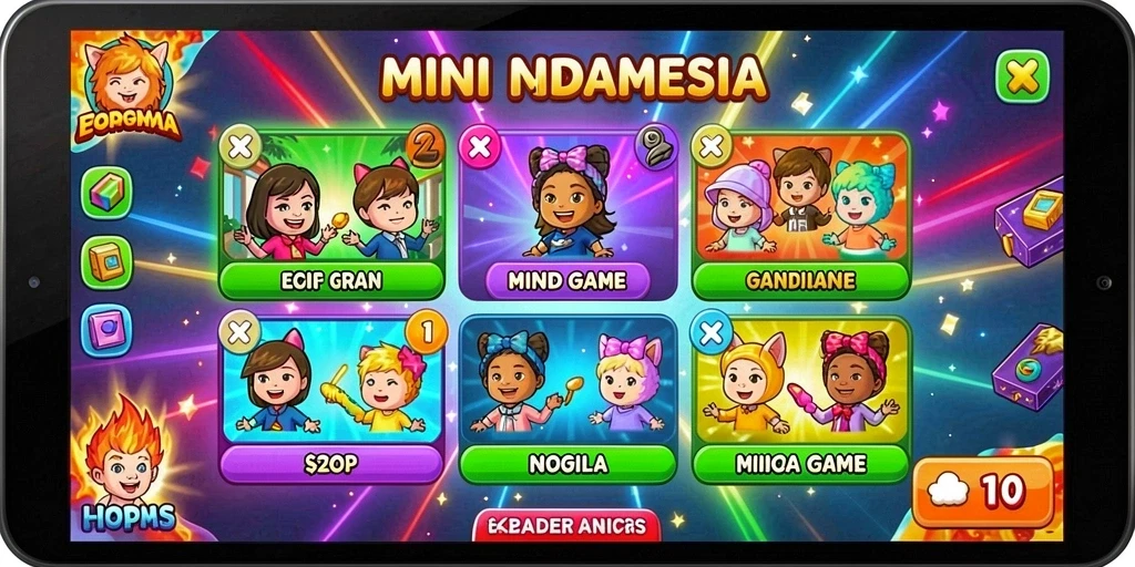 Tangkapan layar ini menunjukkan komunitas dalam game yang aktif.