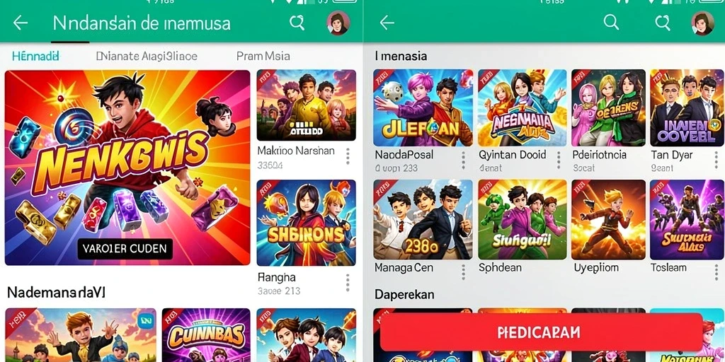 Screenshot menggambarkan interaksi antar pemain dalam tim.