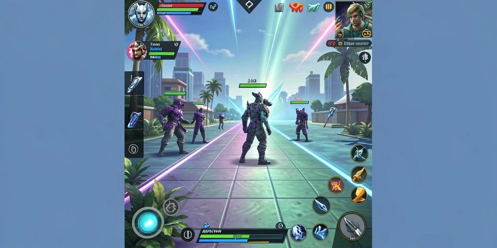 Level yang penuh warna dan menantang.