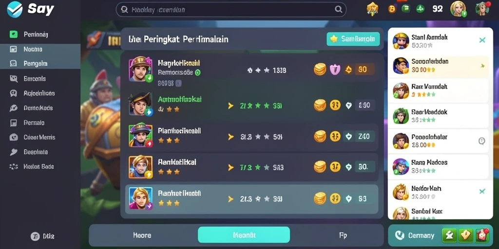 Gameplay yang seru dan penuh tantangan.